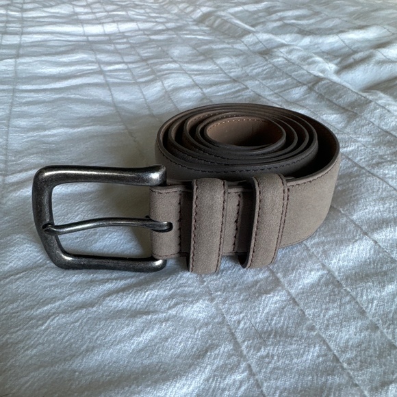 Beige Suede Belt - Picture 1 of 1